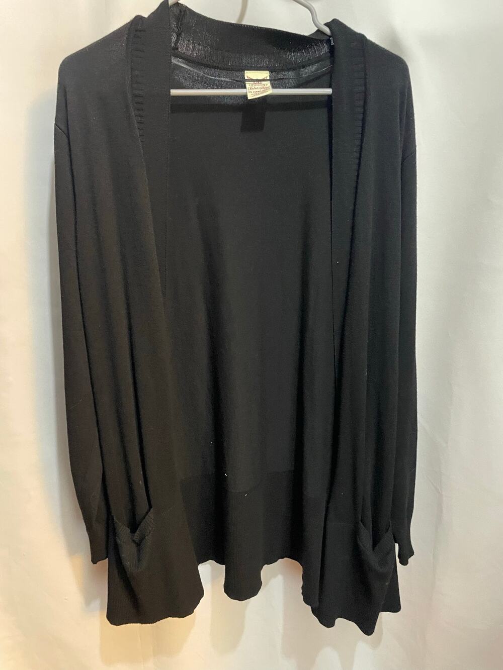 Faded glory XXL black cardigan
